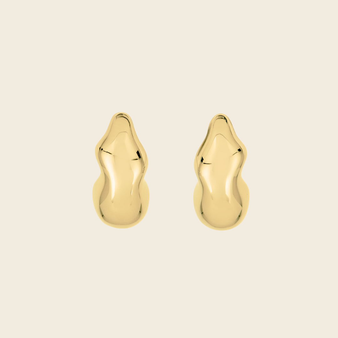 Cloud Grande Hoops Gold