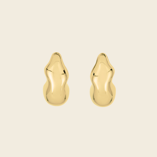 Cloud Grande Hoops Gold