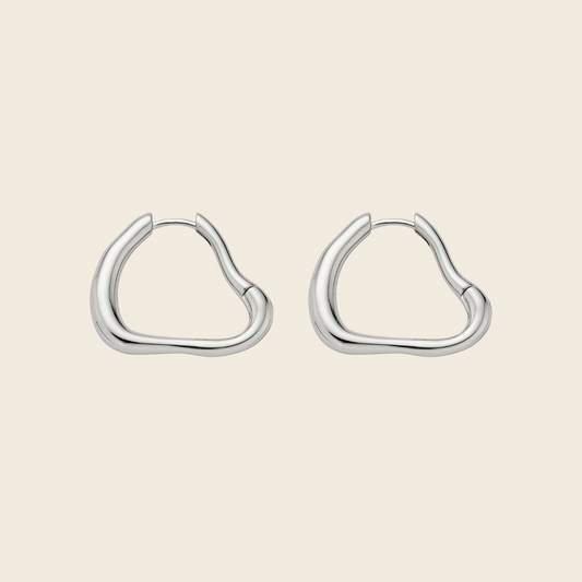 Pond Grande Hoops Silver