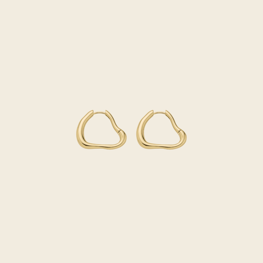 Pond Petite Hoops Gold